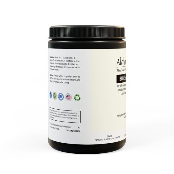 BCAA Supplement, Grape (325g, 11.46oz, 50 servings) - Image 2
